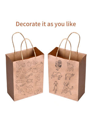 購入 オフセット フレックス 印刷 クラフト 紙 バッグ 環境 に 優しい ギフト 梱包 online manufacture